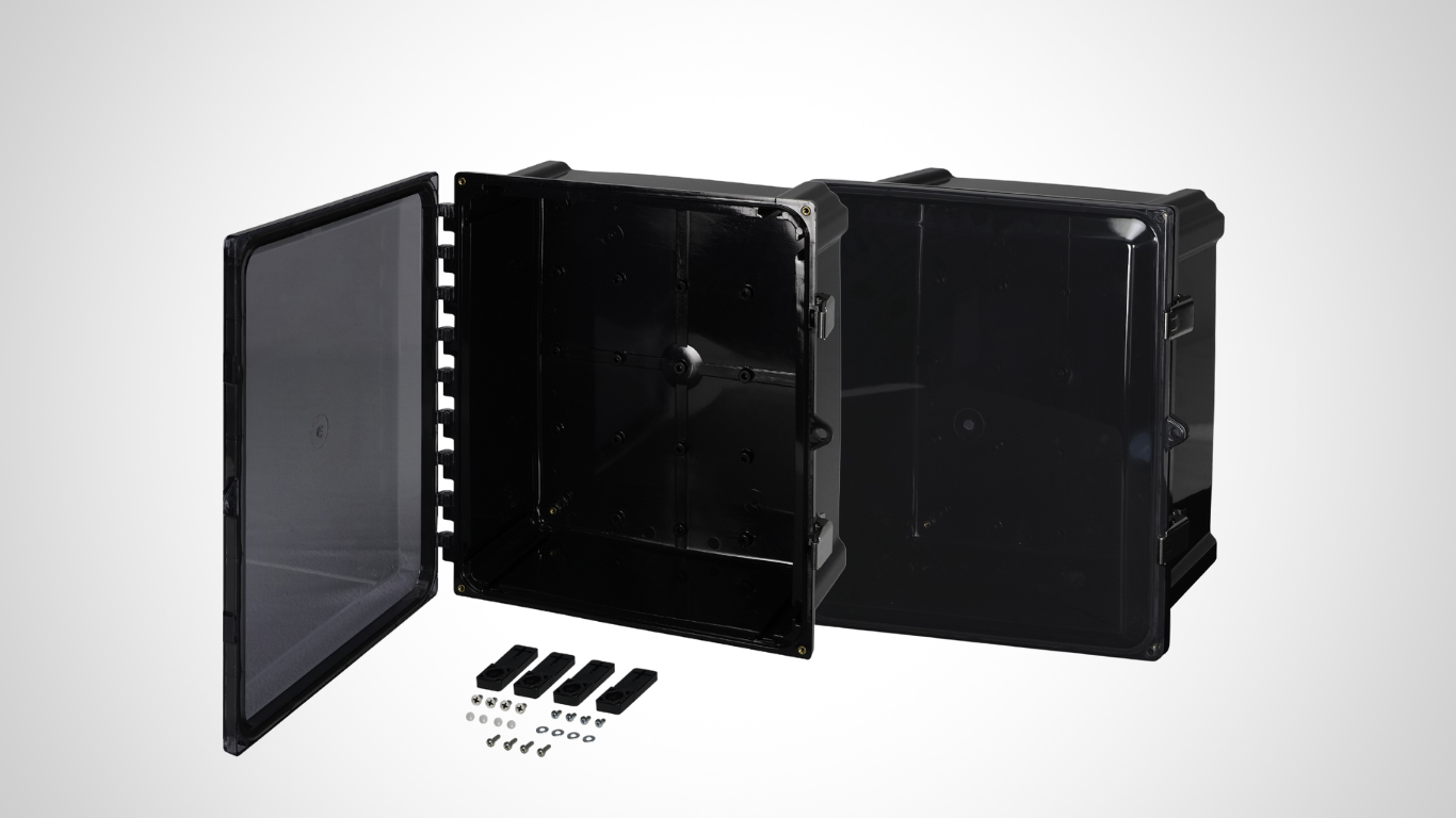 Polycarbonate Black enclosure