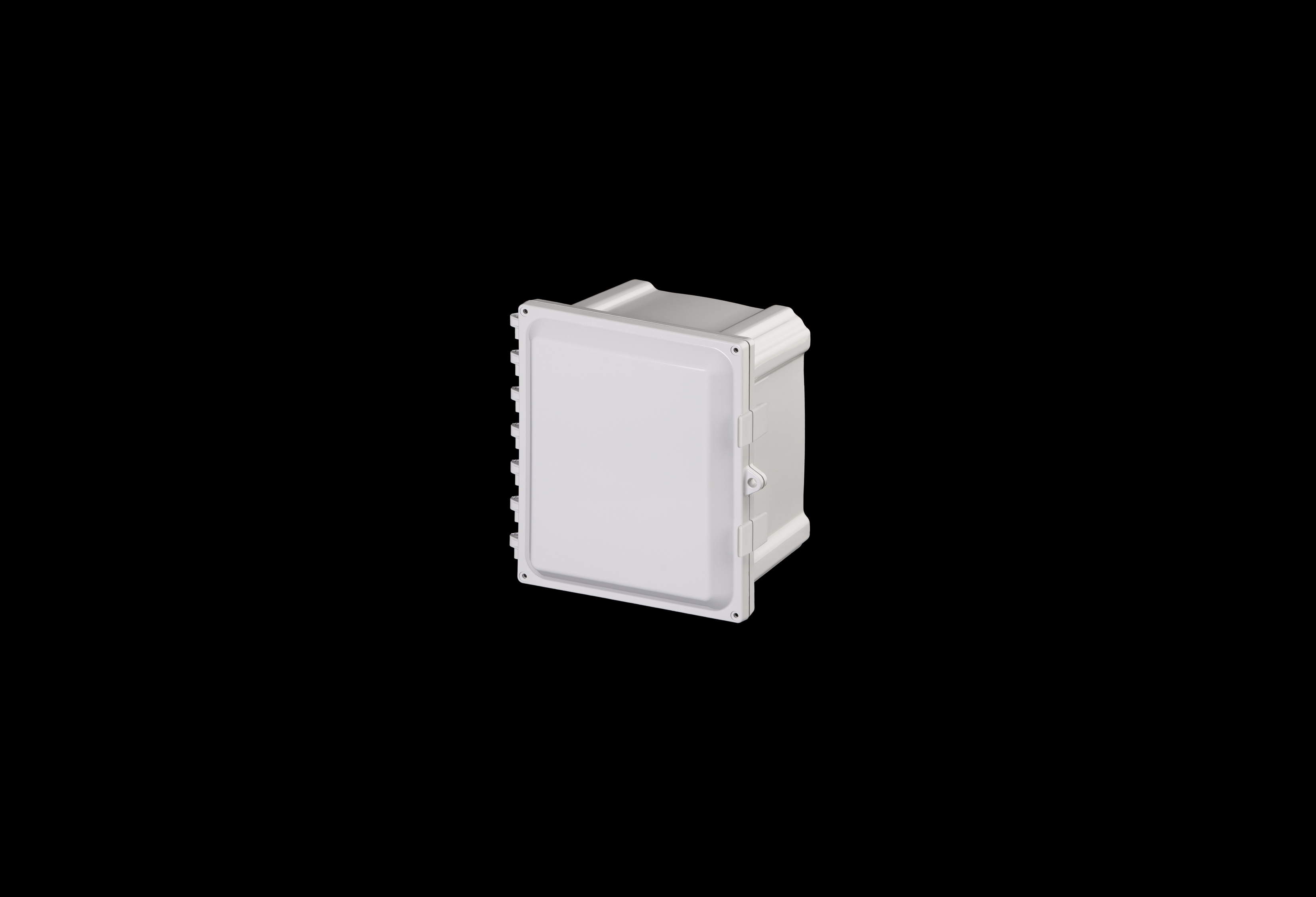 Polycarbonate Enclosure 10 x 8 x 6 Inches Heartland HW Opaque Screw Down Cover without Latches by AttaBox®