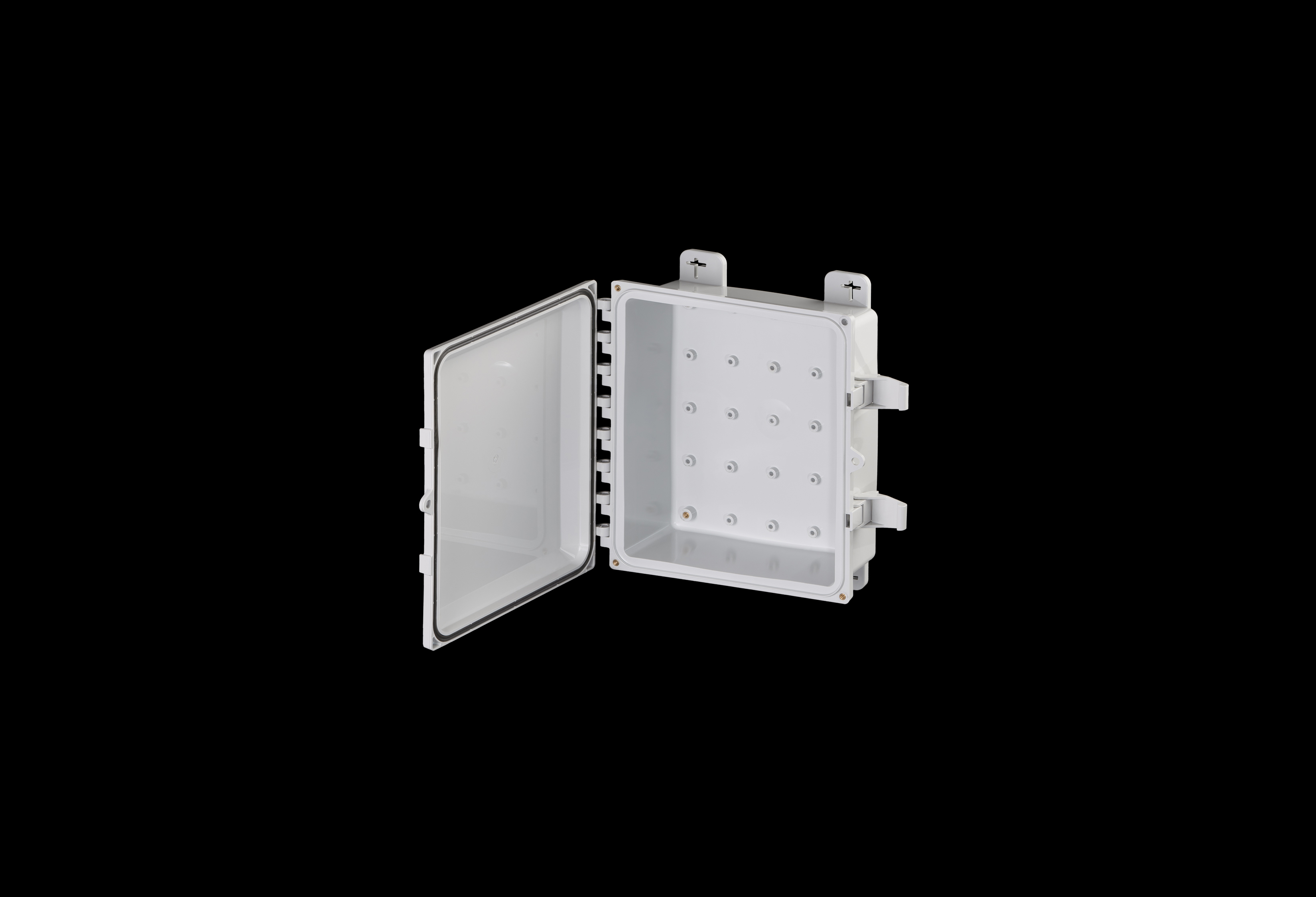 Polycarbonate Shallow Depth Enclosure 12 x 10 x 4 Inches Heartland by AttaBox®