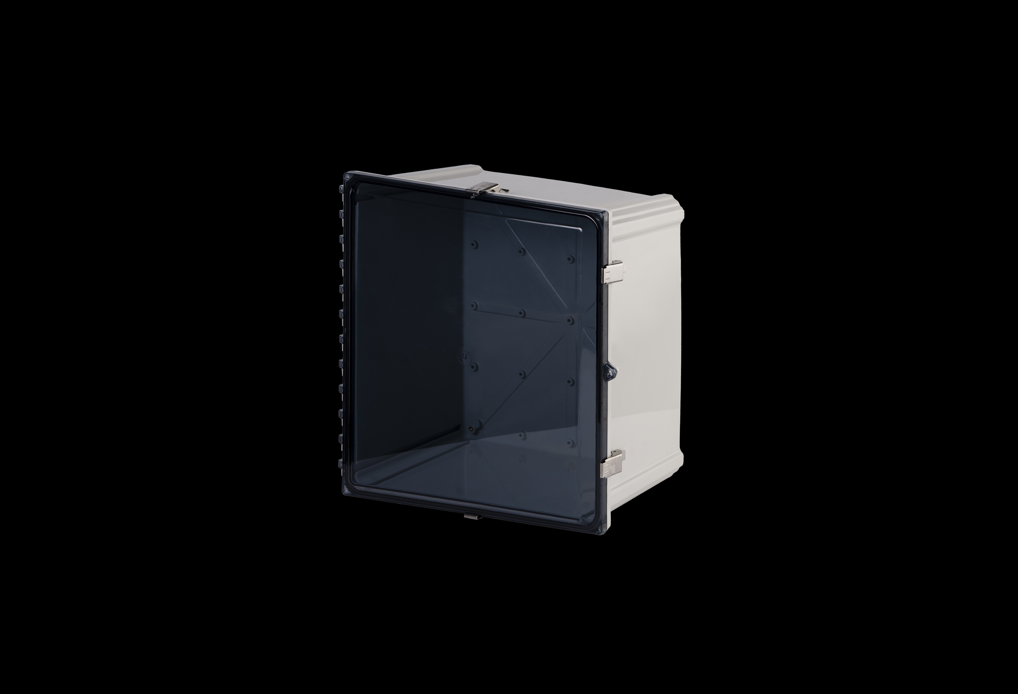 Polycarbonate Enclosure 18 x 16 x 10 Inches Heartland with Clear Cover with Stainless Steel Latches by AttaBox®