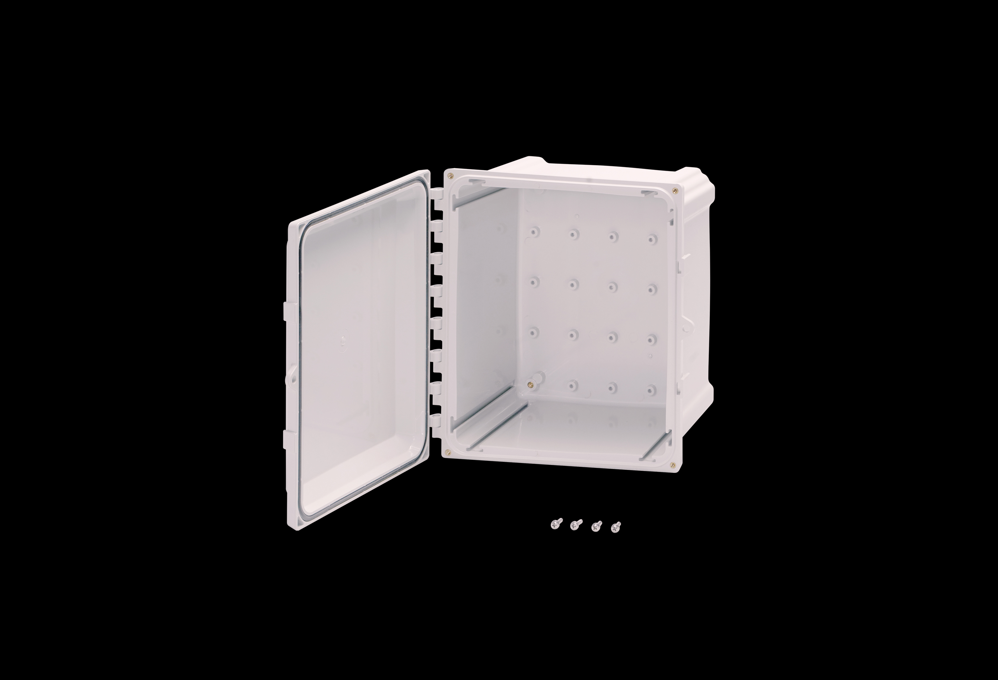 Polycarbonate Enclosure 18 x 16 x 10 Inches Heartland HW Opaque Screw Down Cover without Latches by AttaBox®