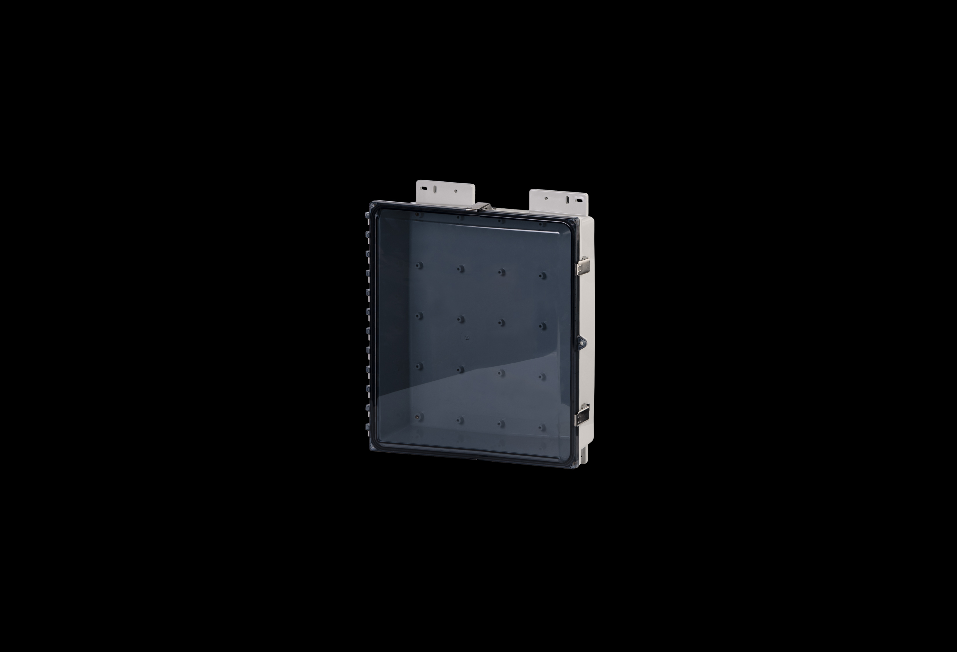 Polycarbonate Enclosure 18 x 16 x 4 Inches Heartland with Clear Cover with Stainless Steel Latches Inches Polycarbonate Enclosure (Clear Cover) with Stainless Steel Latches  by AttaBox®