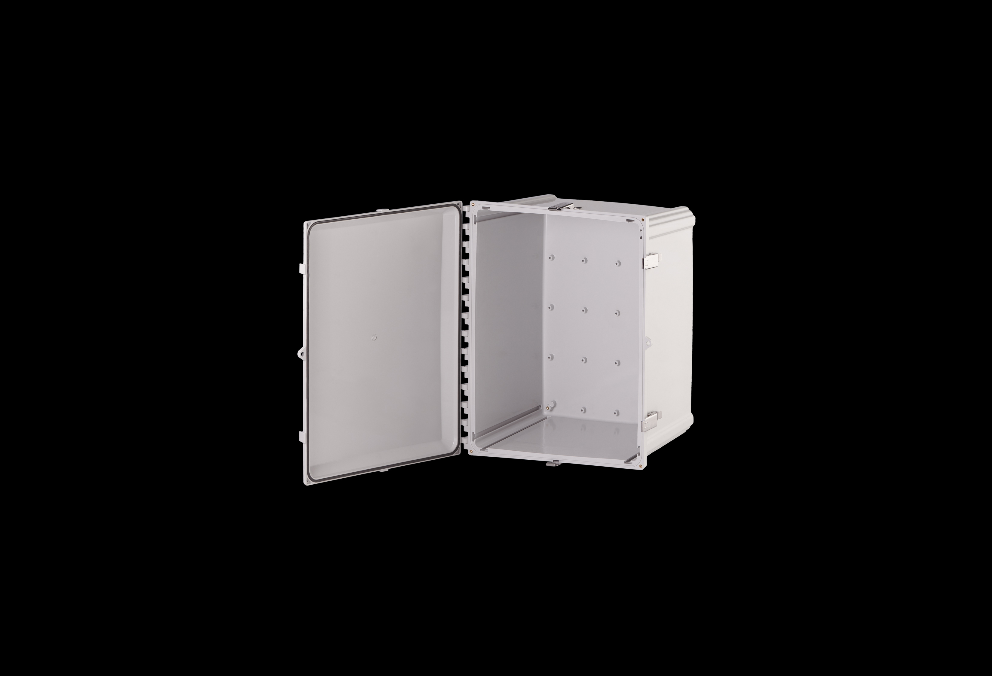 Polycarbonate Enclosure 20 x 16 x 8 Inches Heartland with Stainless Steel Latches  by AttaBox®