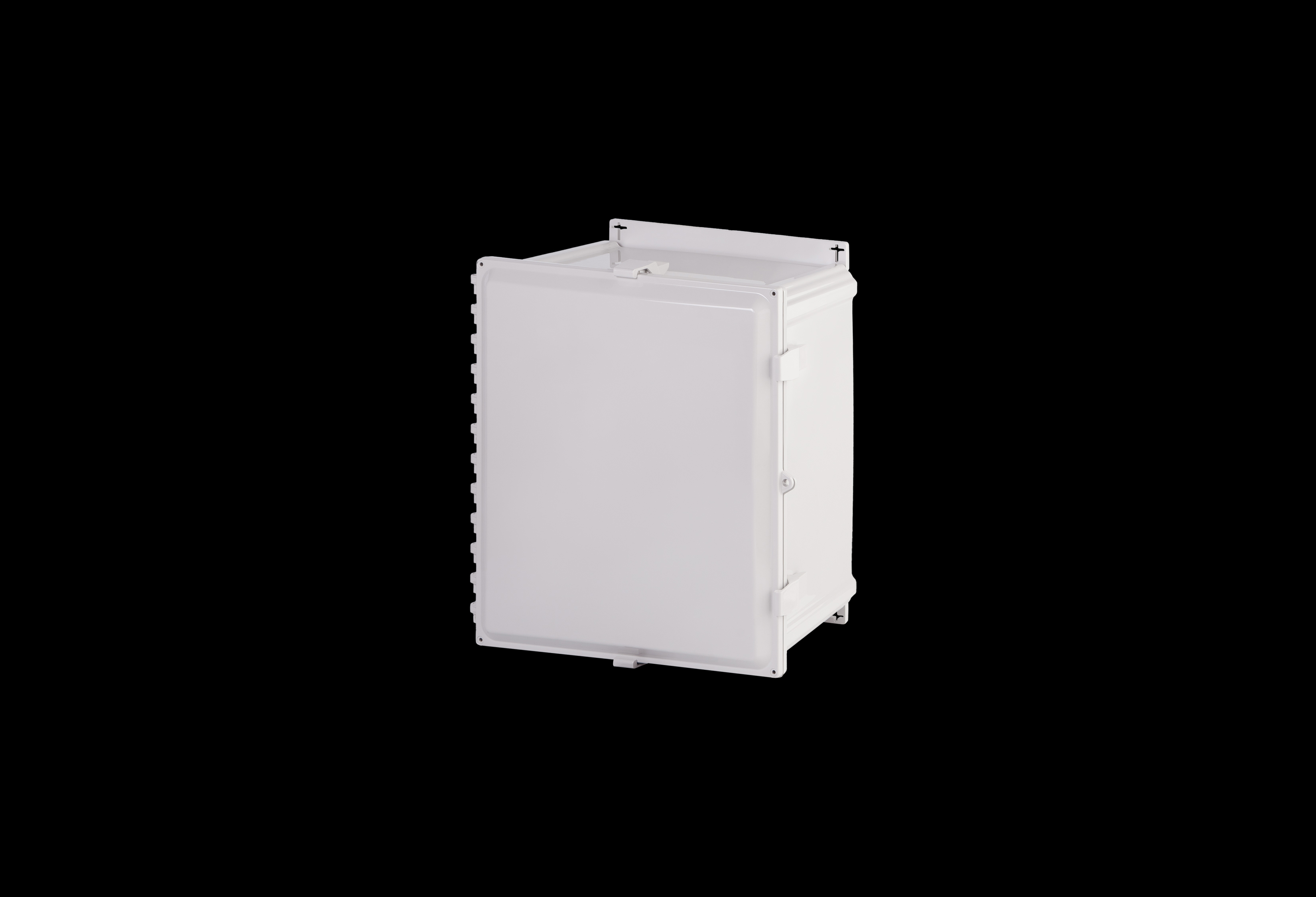 Polycarbonate Enclosure 18 x 16 x 10 Inches Heartland with Opaque Cover, Polycarbonate Latches and Mounting Flange by AttaBox®