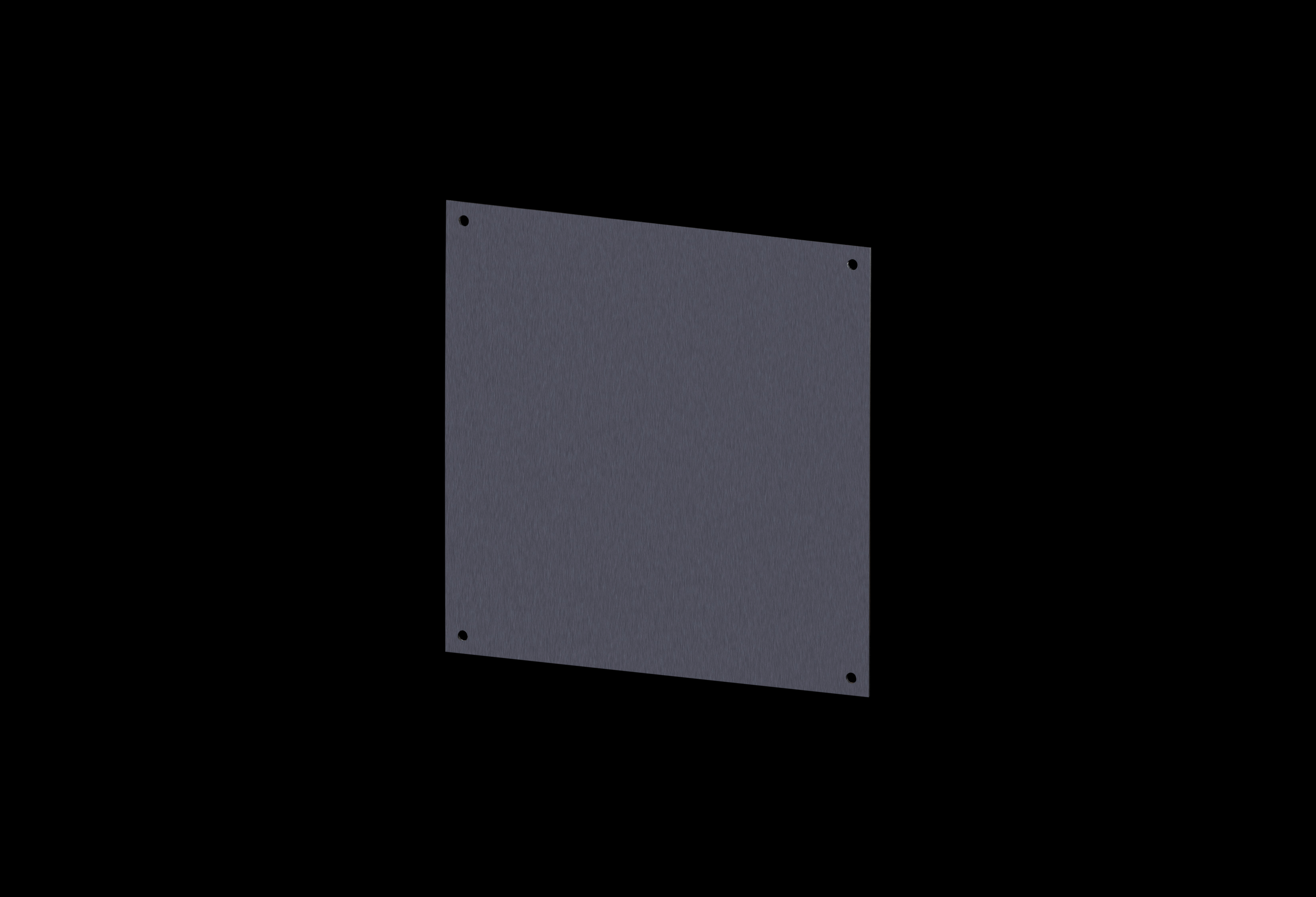 Standard Aluminum Back Panel 24 x 24 Inches  by AttaBox®