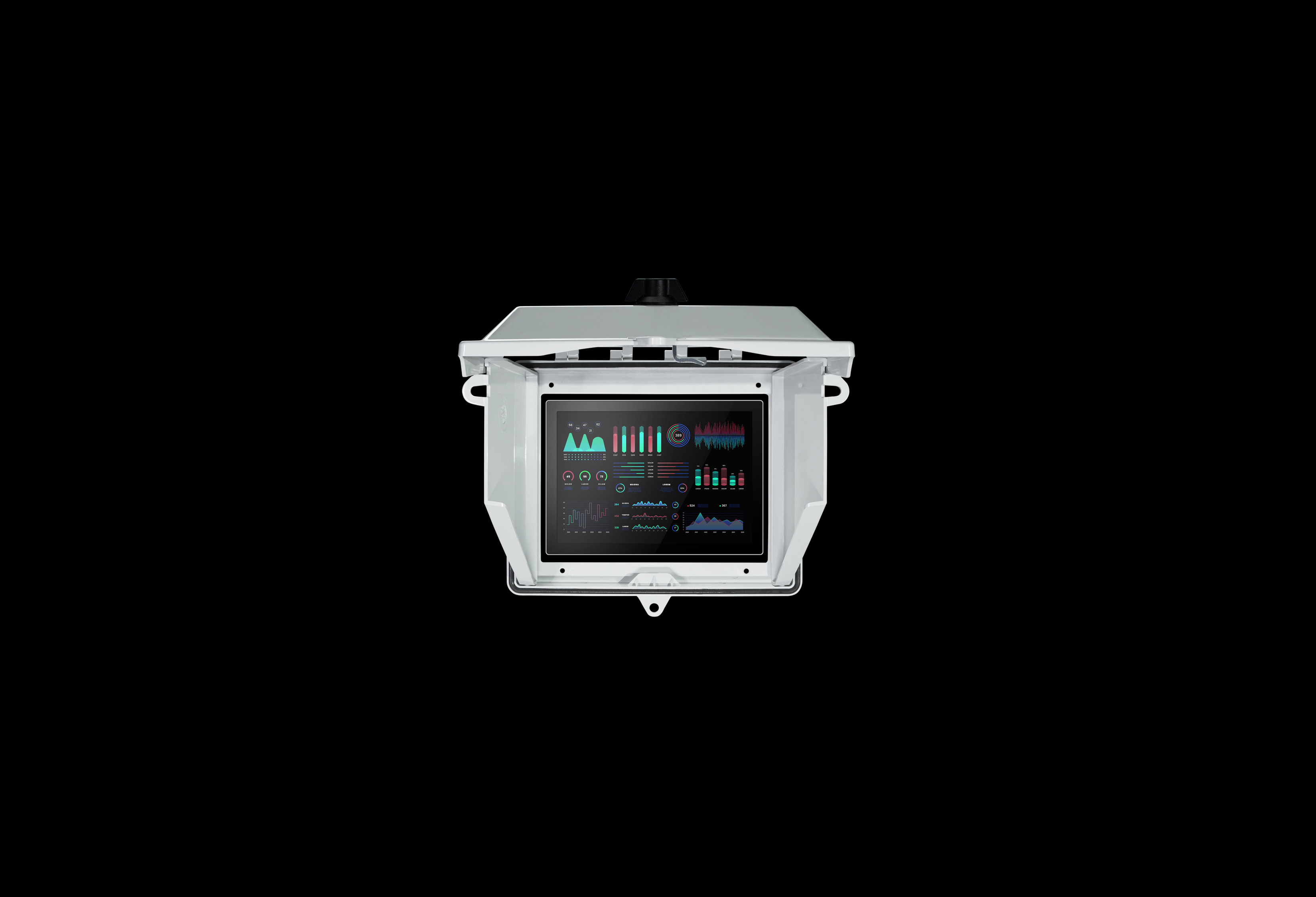 HMICVR1008-F-Open.jpg SolarShield HMI Cover 10 x 8 Inch Opaque Cover by AttaBox®