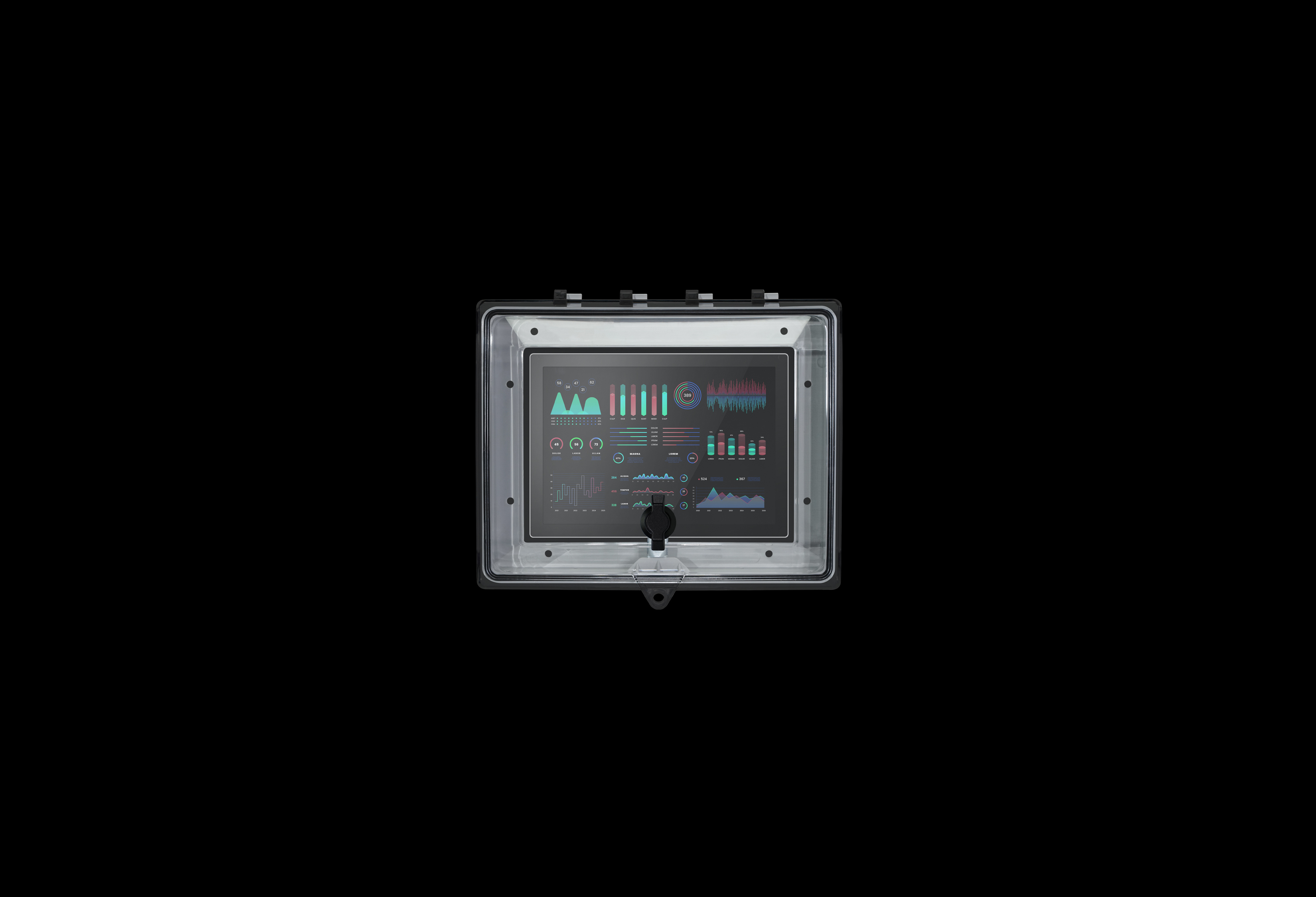 HMICVR1008C-F-Closed.jpg SolarShield HMI Cover 10 x 8 Inch Clear Cover by AttaBox®