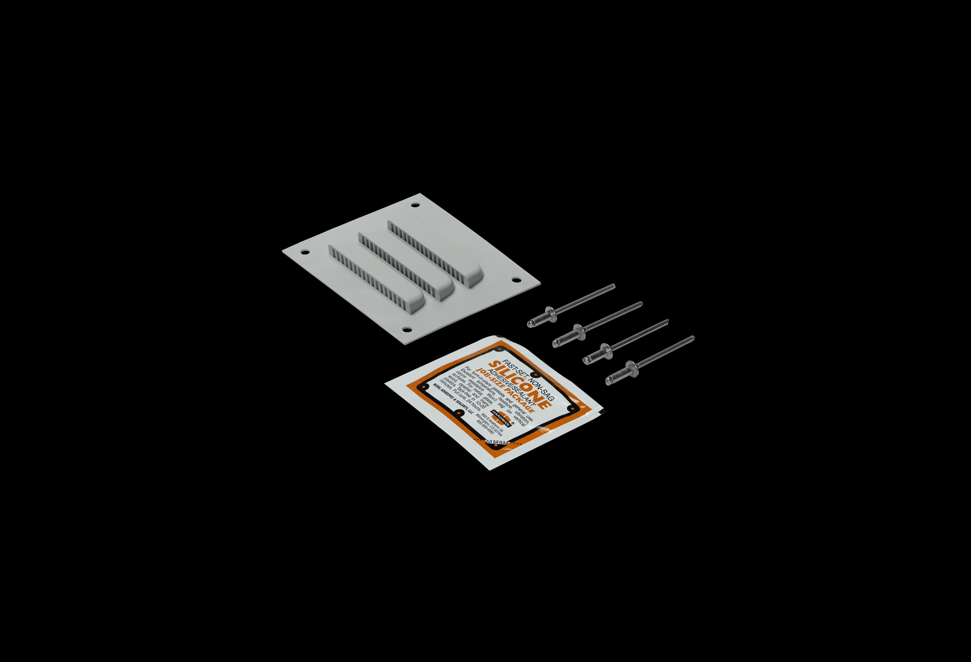 Louver Plate Vent Kit  by AttaBox®