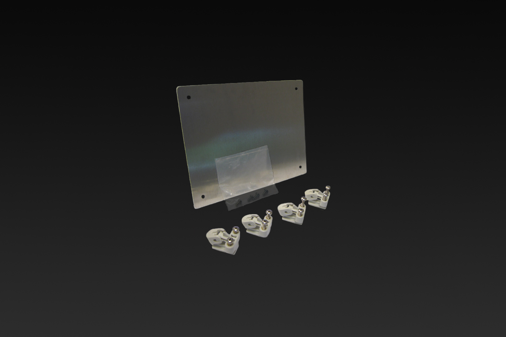 Aluminum swing panel kit for enclosures by AttaBox®