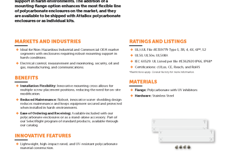 AttaBox™ PC Flange Brochure